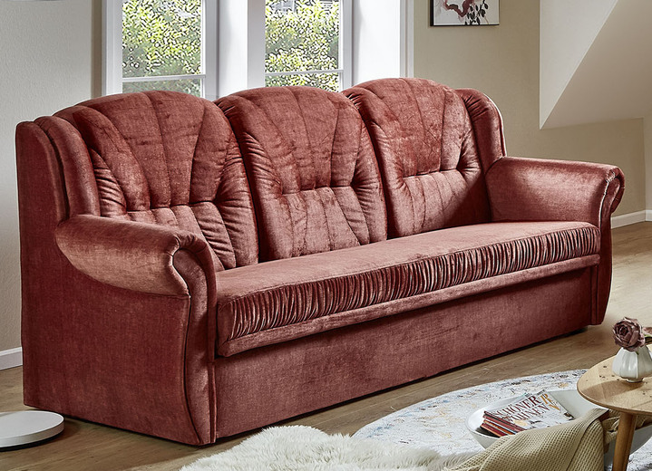 Funktions-Polstermöbel - Klassische Polstermöbel, in Farbe KORALLE, in Ausführung Sessel Ansicht 7