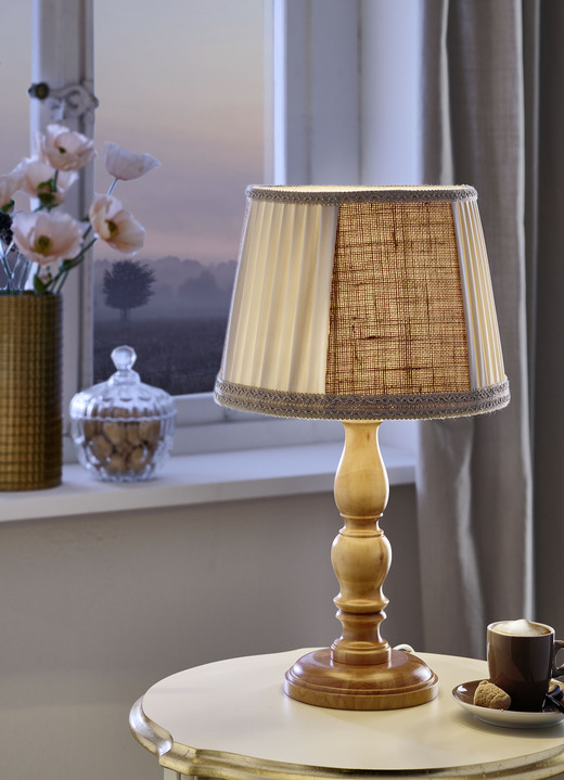 Lampen & Leuchten - Leuchten im klassischen Stil, in Farbe NATUR, in Ausführung Tischleuchte Ansicht 1