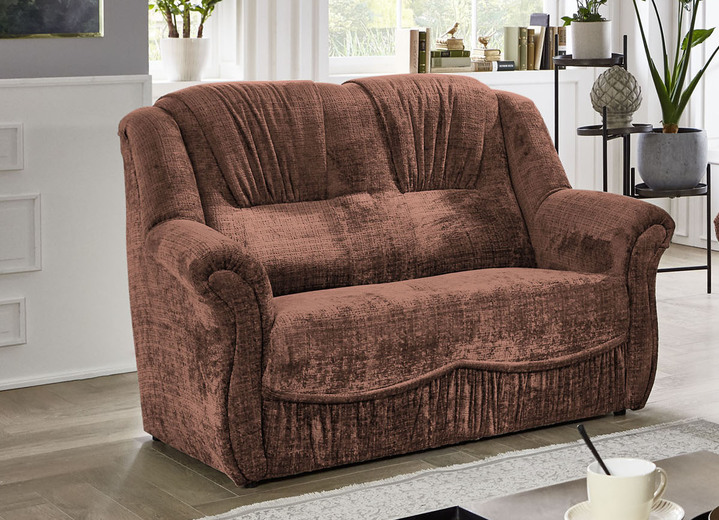 Polstermöbel - Bequeme Polstermöbel, in Farbe BRAUN, in Ausführung Zweisitzer Ansicht 17