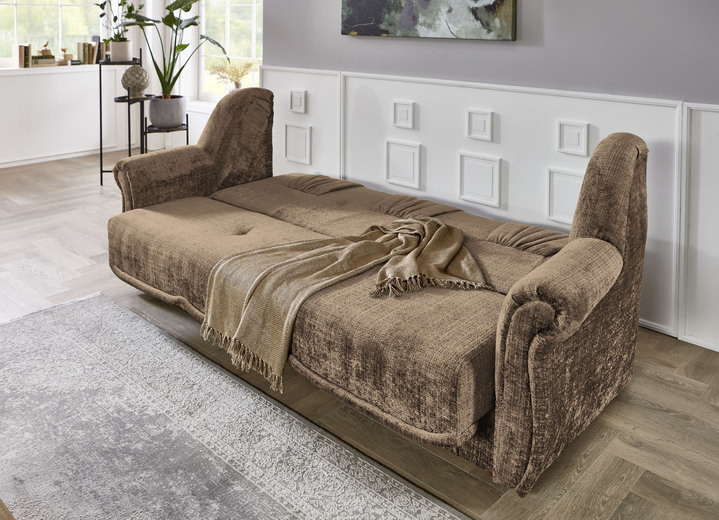 Polstermöbel - Bequeme Polstermöbel, in Farbe BRAUN, in Ausführung Zweisitzer Ansicht 14