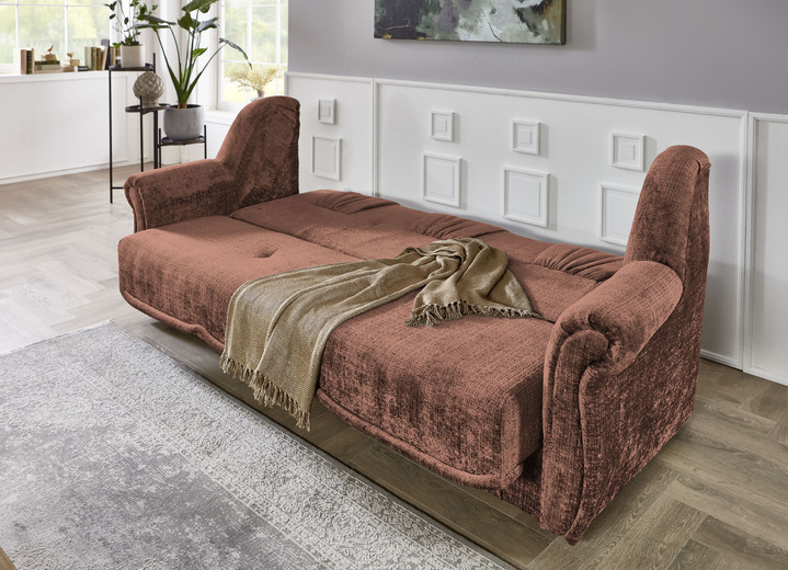 Polstermöbel - Bequeme Polstermöbel, in Farbe BRAUN, in Ausführung Zweisitzer Ansicht 13