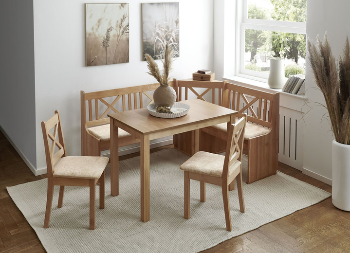Landhausstil - Esszimmermöbeln Ansicht 7 Landhausstil - Esszimmermöbeln, in Farbe NATUR-BEIGE, in Ausführung Stühle, 2er-Set Ansicht 7