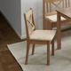 Landhausstil - Esszimmermöbeln – Farbe NATUR-BEIGE Landhausstil - Esszimmermöbeln, in Farbe NATUR-BEIGE, in Ausführung Stühle, 2er-Set