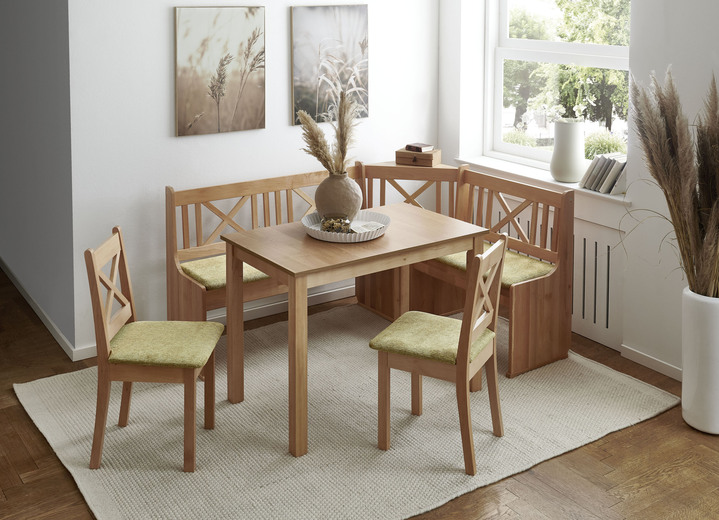 Landhausstil - Esszimmermöbeln Ansicht 2 Landhausstil - Esszimmermöbeln, in Farbe NATUR-BEIGE, in Ausführung Stühle, 2er-Set Ansicht 2