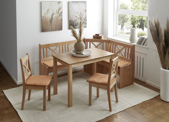 Landhausstil - Esszimmermöbeln Ansicht 5 Landhausstil - Esszimmermöbeln, in Farbe NATUR-BEIGE, in Ausführung Stühle, 2er-Set Ansicht 5