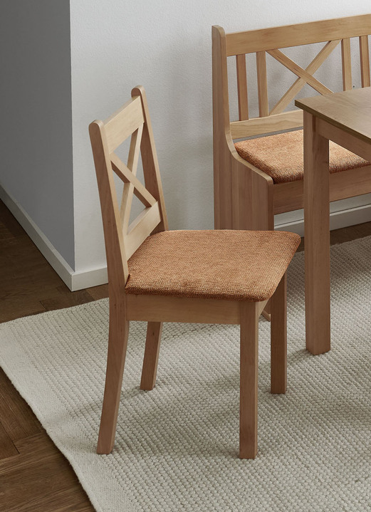 Landhausstil - Esszimmermöbeln, in Farbe NATUR-TERRA, in Ausführung Stühle, 2er-Set Ansicht 1