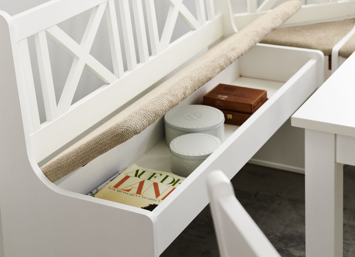 Essgruppen - Esszimmermöbeln Ansicht 8 Essgruppen - Esszimmermöbeln, in Farbe WEISS-BEIGE, in Ausführung Stühle, 2er-Set Ansicht 8