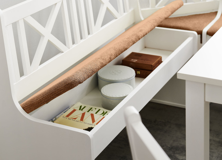 Essgruppen - Esszimmermöbeln Ansicht 6 Essgruppen - Esszimmermöbeln, in Farbe WEISS-BEIGE, in Ausführung Stühle, 2er-Set Ansicht 6