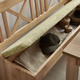 Landhausstil - Esszimmermöbeln – Farbe NATUR-GRÜN – Ansicht 2 Landhausstil - Esszimmermöbeln, in Farbe NATUR-BEIGE, in Ausführung Stühle, 2er-Set – Farbe NATUR-GRÜN – Ansicht 2
