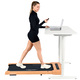 Fitness - Christopeit Walking Pad 4.1/4.2 – Farbe HOLZOPTIK – Ansicht 1 Fitness - Christopeit Walking Pad 4.1/4.2, in Farbe SCHWARZ – Farbe HOLZOPTIK – Ansicht 1