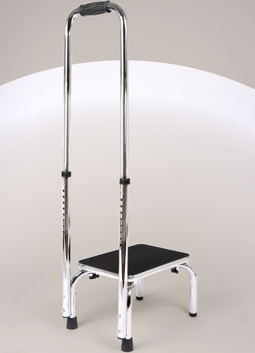 Sonstiges - Trittstufe mit Haltegriff Ansicht 2 Sonstiges - Trittstufe mit Haltegriff, in Farbe CHROM Ansicht 2