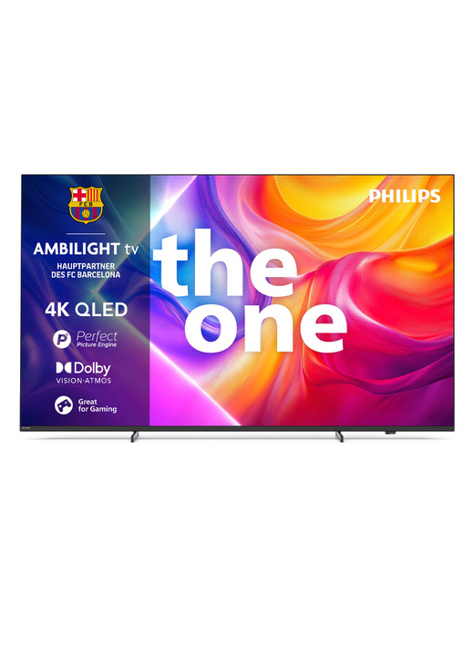 Fernseher -  Ultra HD QLED Ambilight-TV Ansicht 3 Fernseher -  Ultra HD QLED Ambilight-TV, in Farbe SCHWARZ Ansicht 3