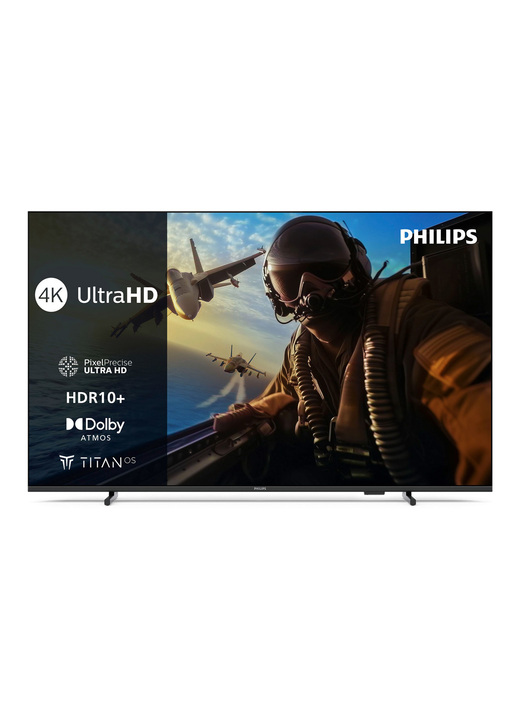 Fernseher - Ultra HD LED Fernseher  Ansicht 2 Fernseher - Ultra HD LED Fernseher , in Farbe SCHWARZ Ansicht 2