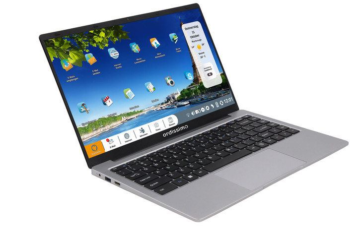 Computer & Elektronik - Notebook inklusive Benutzerhandbuch mit Bildern Ansicht 3 Computer & Elektronik - Notebook inklusive Benutzerhandbuch mit Bildern, in Farbe SILBER Ansicht 3