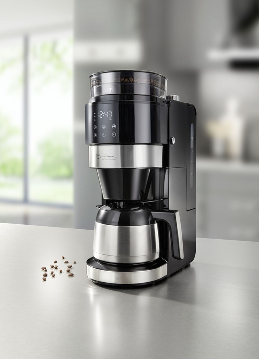 Kaffeemaschinen - Thermo-Kaffeemaschine Ansicht 2 Kaffeemaschinen - Thermo-Kaffeemaschine, in Farbe WEISS Ansicht 2