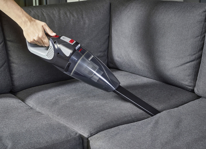 Mit Akku - Severin HV7147 2-in-1 Akku-Handstaubsauger, in Farbe GRAU-ROT-SCHWARZ Ansicht 4