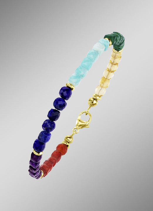 Halsketten & Armbänder - Funkelnde Garnitur mit Edelsteinen, in Farbe , in Ausführung Armband Ansicht 1