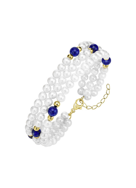 mit Perlen - Armband mit Süßwasser-Zuchtperlen, in Farbe  Ansicht 2