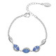 Damen-Modeschmuck - Funkelnde Eleganz in Blau – Armband mit Swarovski-Kristalle – Ansicht 2 Damen-Modeschmuck - Funkelnde Eleganz in Blau – Armband mit Swarovski-Kristalle, in Farbe  – Ansicht 2