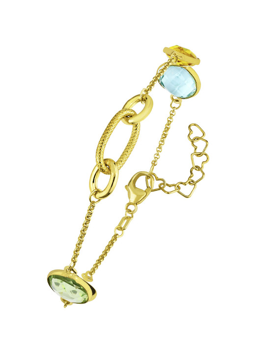 Halsketten & Armbänder - Farbenfrohe Eleganz: Armband mit Quarzen, in Farbe  Ansicht 2