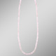 Damen-Modeschmuck - Halskette mit echtem Rosenquarz – Ansicht 1 Damen-Modeschmuck - Halskette mit echtem Rosenquarz, in Farbe  – Ansicht 1
