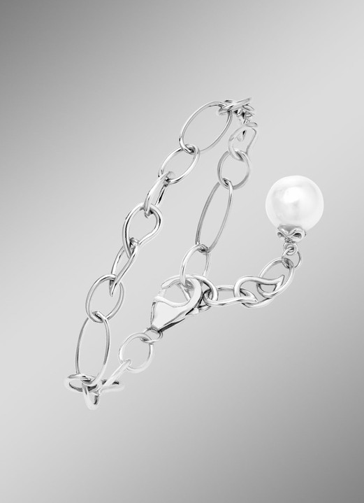 Halsketten & Armbänder - Armband mit Süßwasser-Zuchtperle, in Farbe  Ansicht 2
