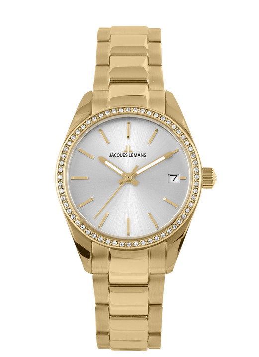 Schmuck & Uhren - Jacques Leman Quartz-Damenuhr, in Farbe  Ansicht 2