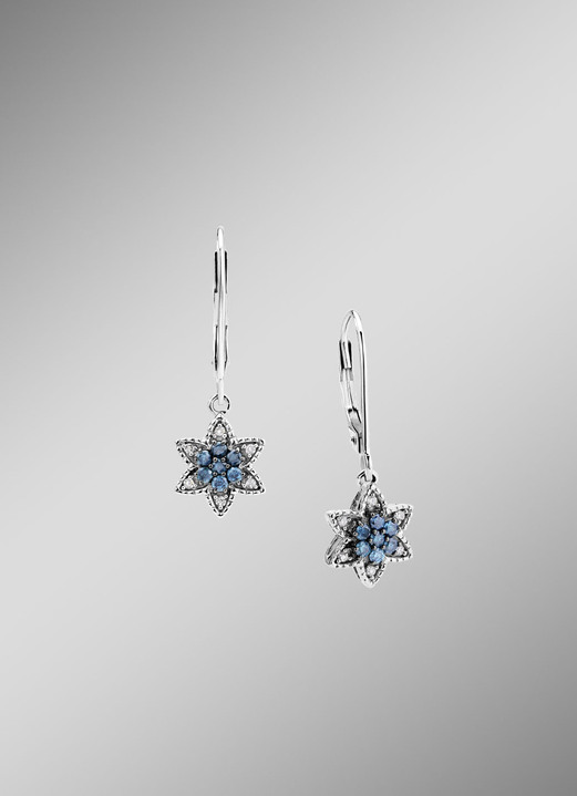 mit Diamanten - Ohrringe , in Farbe  Ansicht 1