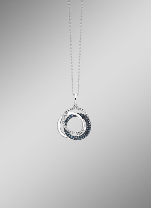 mit Diamanten - Anhänger , in Farbe  Ansicht 1