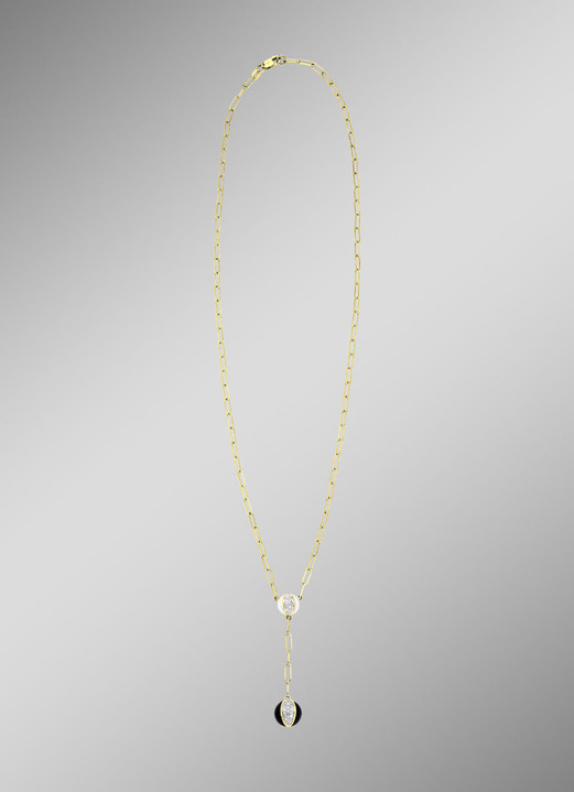 mit Diamanten - Edle Halskette, in Farbe  Ansicht 1