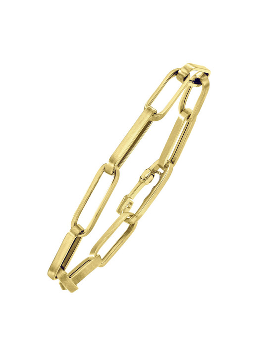 ohne Steine / mit Zirkonia - Gliederketten-Armband aus Gold Ansicht 2 ohne Steine / mit Zirkonia - Gliederketten-Armband aus Gold, in Farbe  Ansicht 2