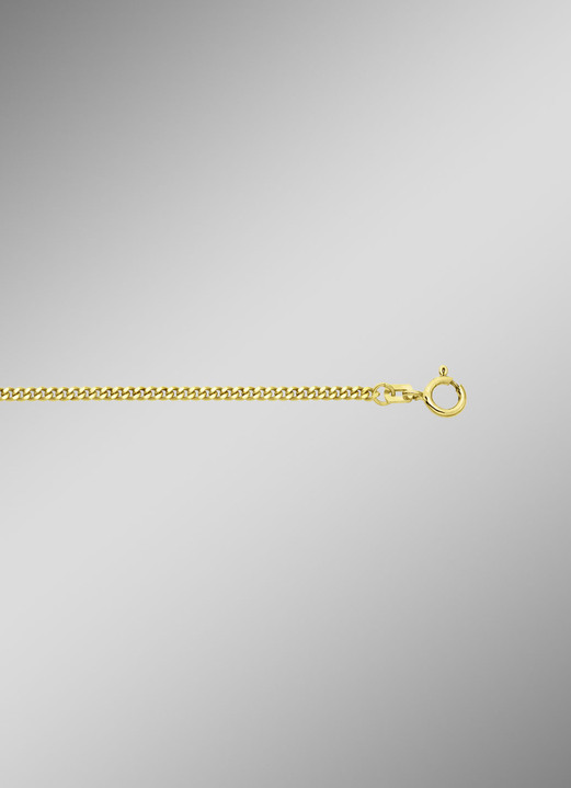 ohne Steine / mit Zirkonia - Geschmackvolle Panzerkette, in Farbe  Ansicht 2