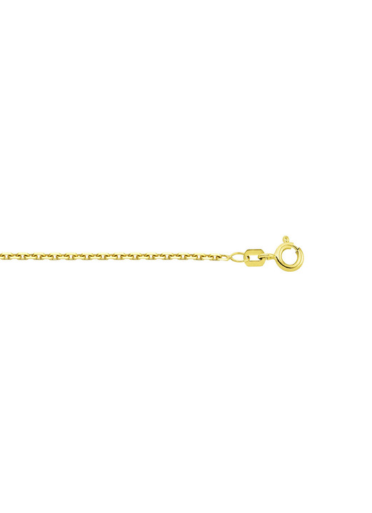 ohne Steine / mit Zirkonia - Diamantierte Ankerkette aus Gold, in Farbe  Ansicht 2