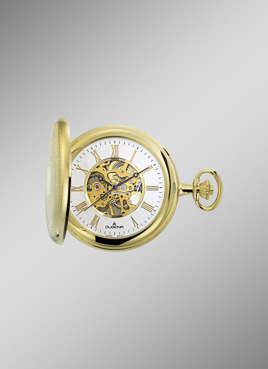 Automatikuhren - Dugena Automatik-Taschenuhr, in Farbe  Ansicht 1