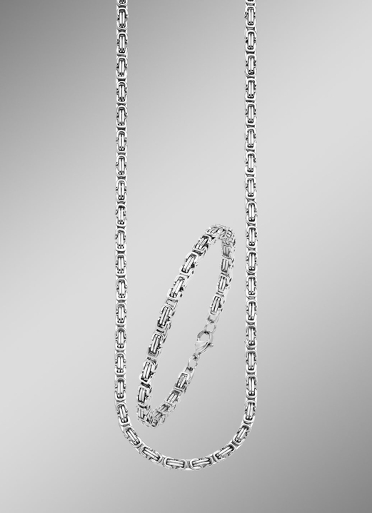 Accessoires - Zeitlose und kraftvolle Königsketten-Garnitur Ansicht 2 Accessoires - Zeitlose und kraftvolle Königsketten-Garnitur, in Farbe , in Ausführung Armband, 20 cm lang Ansicht 2