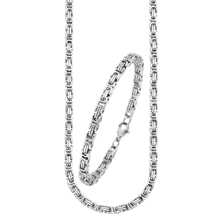 Accessoires - Zeitlose und kraftvolle Königsketten-Garnitur Ansicht 4 Accessoires - Zeitlose und kraftvolle Königsketten-Garnitur, in Farbe , in Ausführung Armband, 20 cm lang Ansicht 4