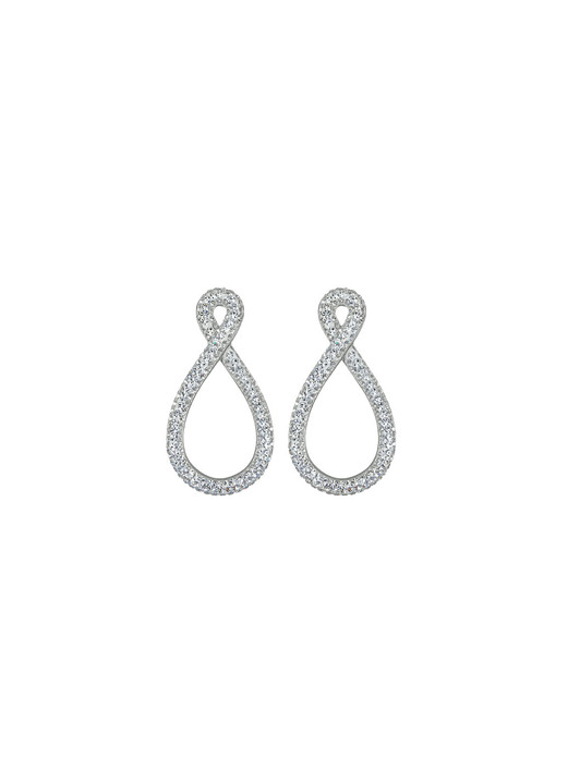 Damen-Modeschmuck - Funkelnde Eleganz: Ohrstecker mit Kristallen Ansicht 2 Damen-Modeschmuck - Funkelnde Eleganz: Ohrstecker mit Kristallen, in Farbe  Ansicht 2