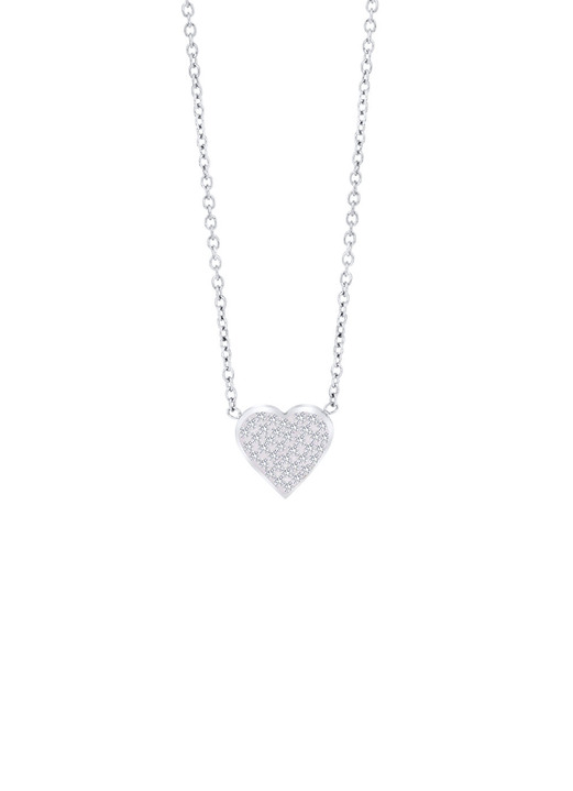 Damen-Modeschmuck - Für stilvolle Momente: Halskette mit Herz-Anhänger, in Farbe  Ansicht 2