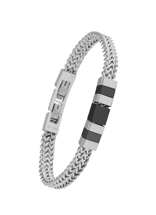 Damen-Modeschmuck - Raffiniertes Armband aus hochwertigem Edelstahl Ansicht 2 Damen-Modeschmuck - Raffiniertes Armband aus hochwertigem Edelstahl, in Farbe  Ansicht 2