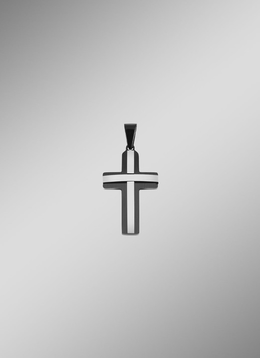 Accessoires - Stilvoller Kreuz-Anhänger, in Farbe  Ansicht 1