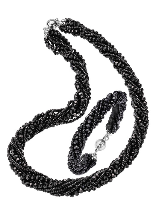 Damen-Modeschmuck - Wundervoll funkelndes Schmuck-Set, 2-teilig Ansicht 4 Damen-Modeschmuck - Wundervoll funkelndes Schmuck-Set, 2-teilig, in Farbe JEANSBLAU Ansicht 4