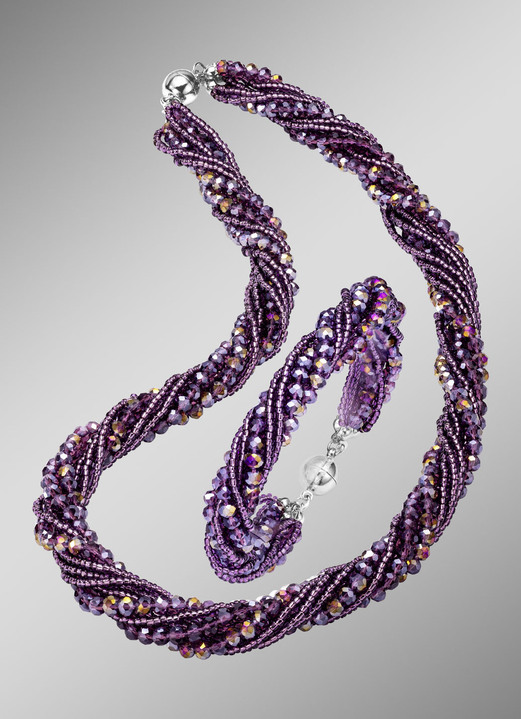 Damen-Modeschmuck - Wundervoll funkelndes Schmuck-Set, 2-teilig Ansicht 7 Damen-Modeschmuck - Wundervoll funkelndes Schmuck-Set, 2-teilig, in Farbe JEANSBLAU Ansicht 7