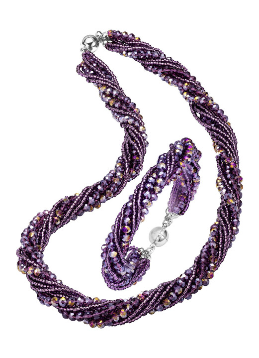 Damen-Modeschmuck - Wundervoll funkelndes Schmuck-Set, 2-teilig Ansicht 8 Damen-Modeschmuck - Wundervoll funkelndes Schmuck-Set, 2-teilig, in Farbe JEANSBLAU Ansicht 8