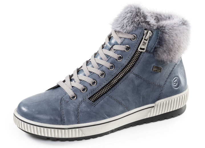 Stiefel & Stiefeletten - Remonte, gefütterte Damen-Boots, Winterschuhe, Weite G, mit herausnehmbarem Fußbett, in Größe 036 bis 042, in Farbe JEANS Ansicht 2