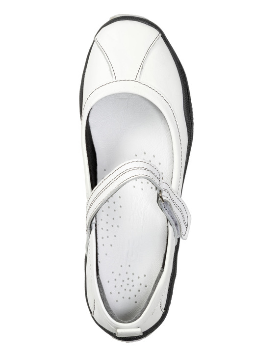 Slipper & Schnürschuhe - Gemini, klassische Damen-Slipper, Weite G, mit herausnehmbarem Fußbett, in Größe 036 bis 042, in Farbe SCHWARZ Ansicht 8