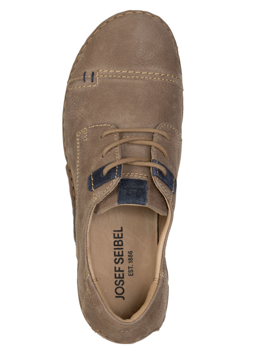 Slipper & Schnürschuhe - Josef Seibel, klassische Damen-Schnürschuhe, Weite G, mit herausnehmbarem Fußbett, in Größe 036 bis 043, in Farbe MARINE-BRAUN Ansicht 9