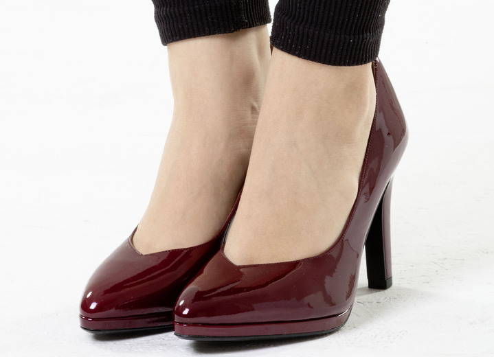 Pumps & Ballerina - Peter Kaiser, elegante Damen-Pumps, aus Leder, in Größe 4 bis 8, in Farbe BEIGE Ansicht 10