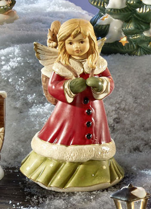 Goebel-Figuren - Winterliche Szene: Tolle Himmelsboten im Winterwald Ansicht 20 Goebel-Figuren - Winterliche Szene: Tolle Himmelsboten im Winterwald, in Farbe GRÜN, in Ausführung Weihnachtsbaum Ansicht 20