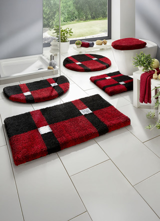 Badgarnitur mit rutschhemmender Rückseite