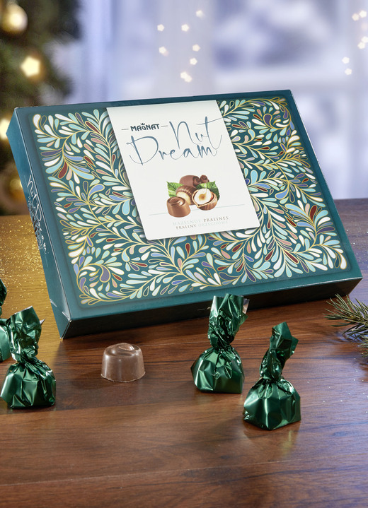 Weihnachtsleckereien - Haselnuss-Pralinen Nut Dream, in Farbe GRÜN